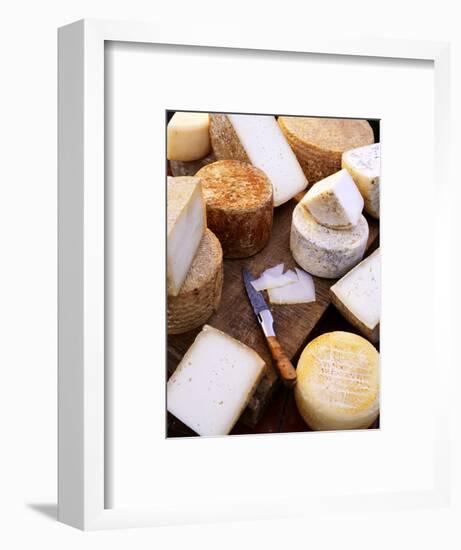 Various Types of Cheese from the Basque Region-Joerg Lehmann-Framed Photographic Print