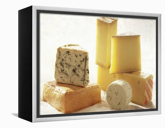 Various Types of Cheese-J.-F. Hamon-Framed Premier Image Canvas