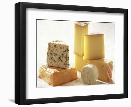 Various Types of Cheese-J.-F. Hamon-Framed Photographic Print
