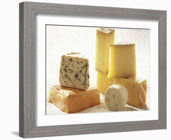 Various Types of Cheese-J.-F. Hamon-Framed Photographic Print