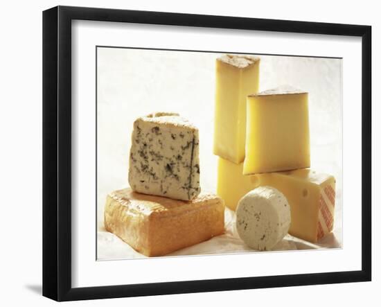 Various Types of Cheese-J.-F. Hamon-Framed Photographic Print