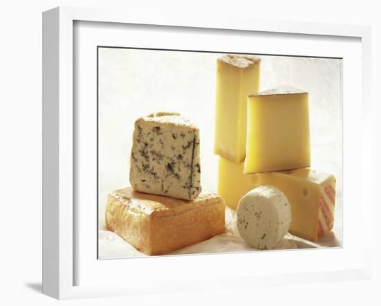 Various Types of Cheese-J.-F. Hamon-Framed Photographic Print