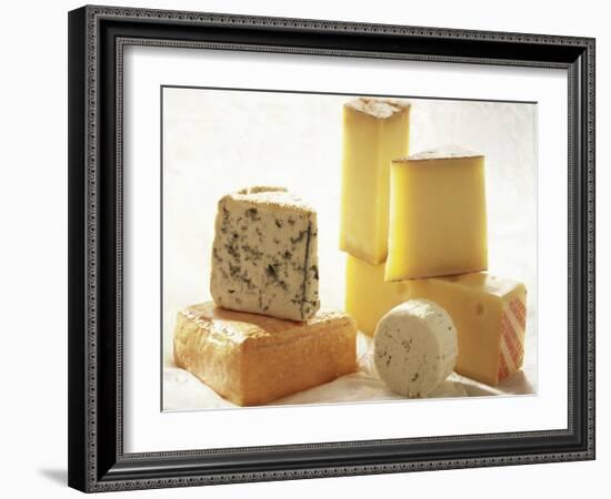 Various Types of Cheese-J.-F. Hamon-Framed Photographic Print