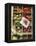 Various Types of Vegetables, Spices and Mushrooms in Type Case-null-Framed Premier Image Canvas