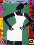 African Women-Varnette Honeywood-Framed Stretched Canvas