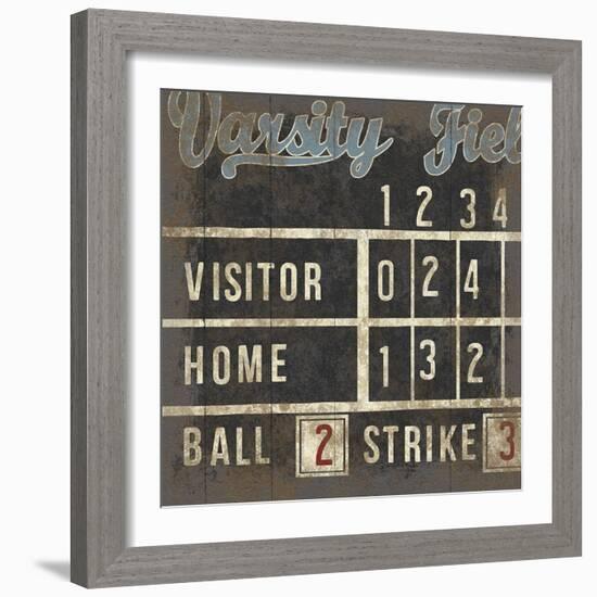 Varsity Field-The Vintage Collection-Framed Giclee Print