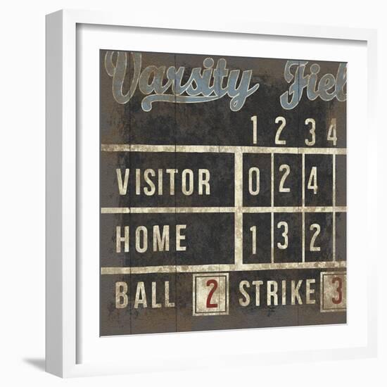 Varsity Field-The Vintage Collection-Framed Giclee Print