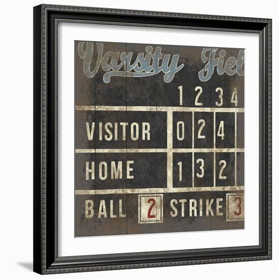 Varsity Field-The Vintage Collection-Framed Giclee Print