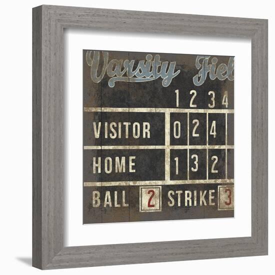 Varsity Field-The Vintage Collection-Framed Giclee Print