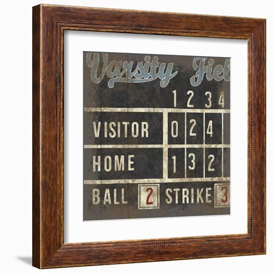 Varsity Field-The Vintage Collection-Framed Giclee Print