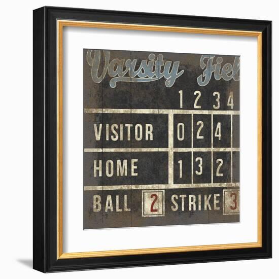 Varsity Field-The Vintage Collection-Framed Giclee Print