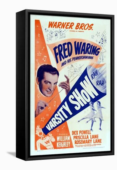 Varsity Show, Left: Fred Waring, 1937-null-Framed Stretched Canvas