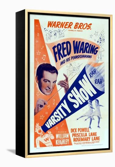 Varsity Show, Left: Fred Waring, 1937-null-Framed Stretched Canvas