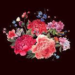 Beautiful Monochrome Rose Background-Varvara Kurakina-Art Print