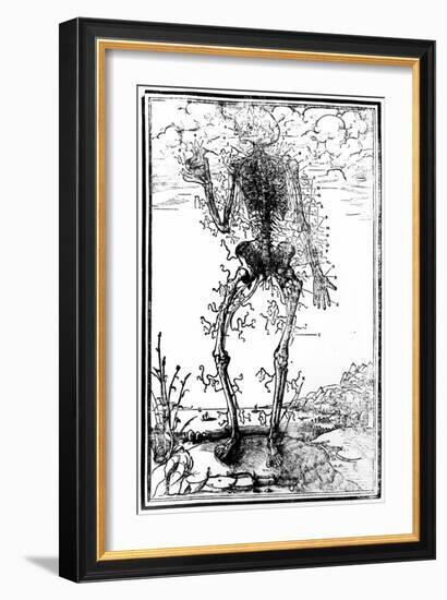 Vascular System of the Body-Andreas Vesalius-Framed Giclee Print