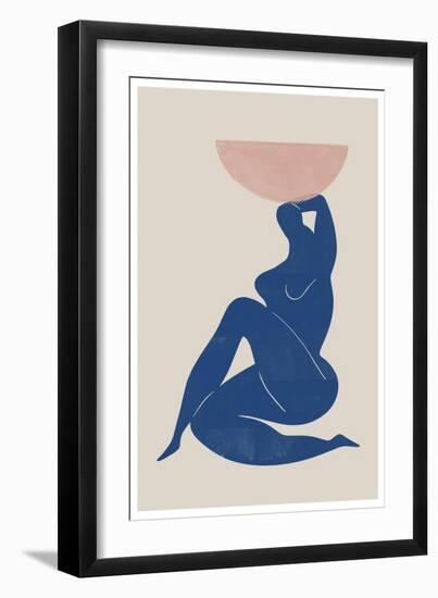 Vase and Woman-THE MIUUS STUDIO-Framed Giclee Print