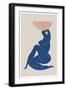 Vase and Woman-THE MIUUS STUDIO-Framed Giclee Print
