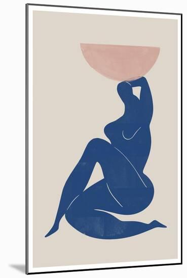 Vase and Woman-THE MIUUS STUDIO-Mounted Giclee Print