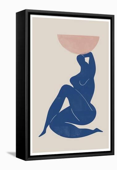 Vase and Woman-THE MIUUS STUDIO-Framed Premier Image Canvas