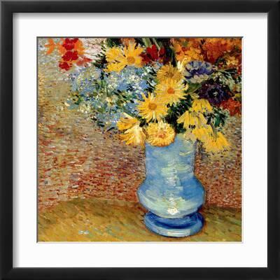Vase Avec Bouquets De Fleurs' Art Print - Vincent van Gogh | Art.com