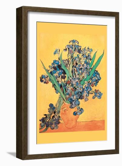 Vase Avec Irises-Vincent van Gogh-Framed Art Print