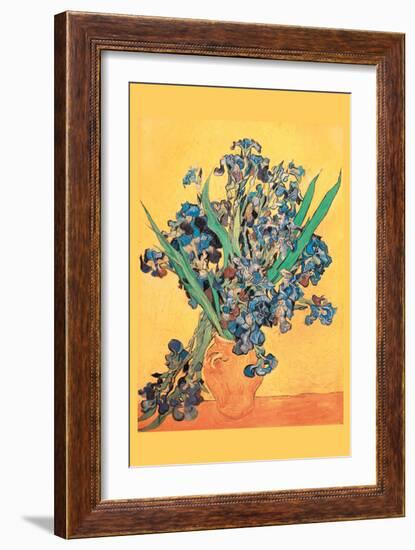 Vase Avec Irises-Vincent van Gogh-Framed Art Print