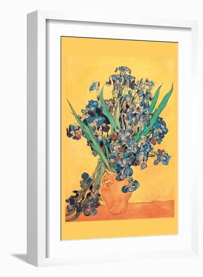 Vase Avec Irises-Vincent van Gogh-Framed Art Print