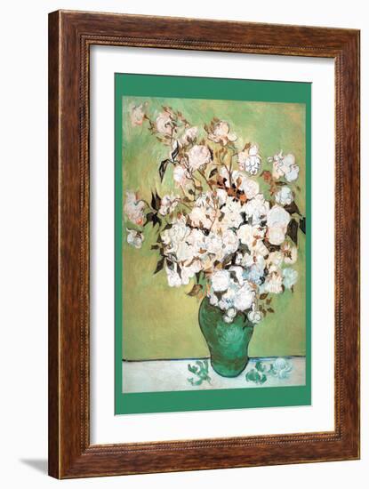 Vase Avec Roses-Vincent van Gogh-Framed Art Print