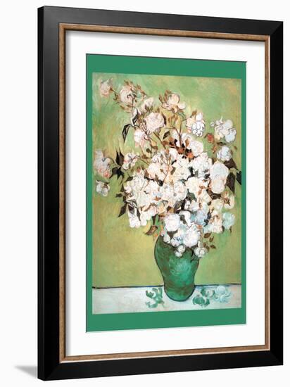 Vase Avec Roses-Vincent van Gogh-Framed Art Print