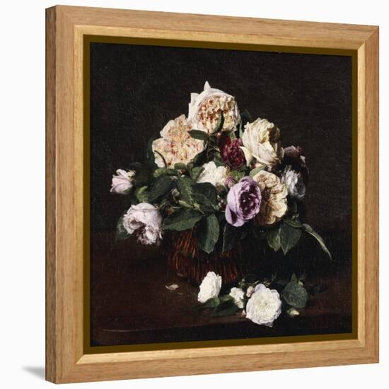 Vase de Fleurs, 1876-Henri Fantin-Latour-Framed Premier Image Canvas