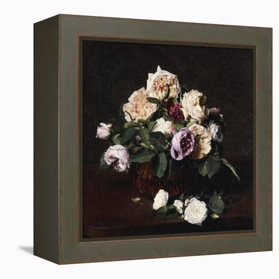 Vase de Fleurs, 1876-Henri Fantin-Latour-Framed Premier Image Canvas