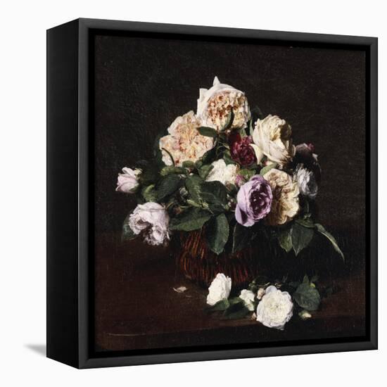 Vase de Fleurs, 1876-Henri Fantin-Latour-Framed Premier Image Canvas