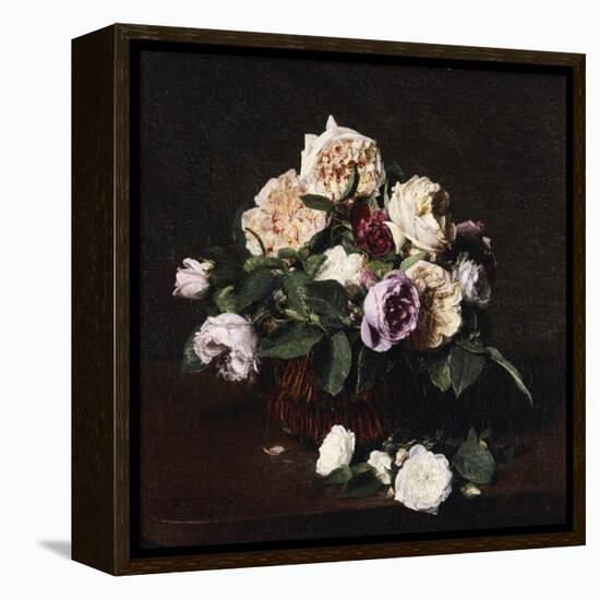 Vase de Fleurs, 1876-Henri Fantin-Latour-Framed Premier Image Canvas