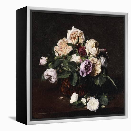 Vase de Fleurs, 1876-Henri Fantin-Latour-Framed Premier Image Canvas