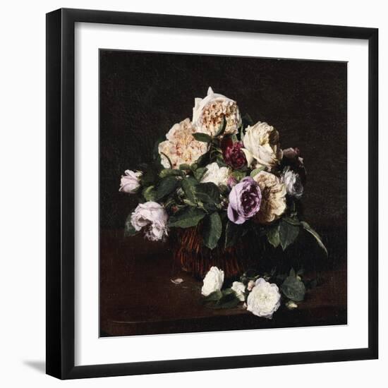 Vase de Fleurs, 1876-Henri Fantin-Latour-Framed Giclee Print