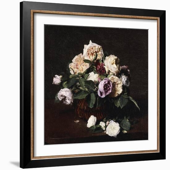 Vase de Fleurs, 1876-Henri Fantin-Latour-Framed Giclee Print