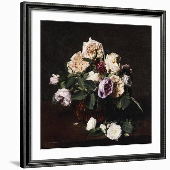 Vase de Fleurs, 1876-Henri Fantin-Latour-Framed Giclee Print