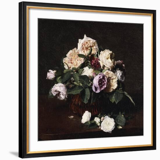 Vase de Fleurs, 1876-Henri Fantin-Latour-Framed Giclee Print