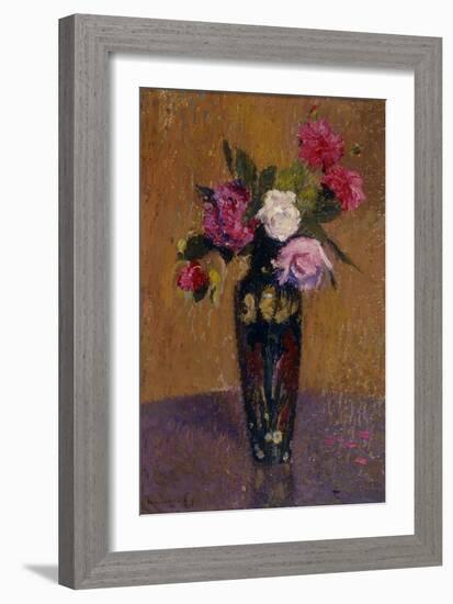 Vase de Fleurs, 1916-Henri Martin-Framed Giclee Print