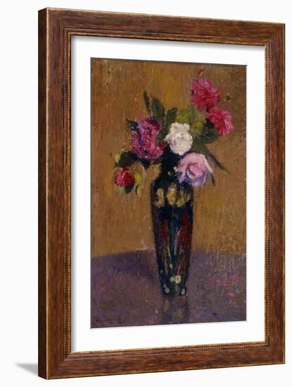 Vase de Fleurs, 1916-Henri Martin-Framed Giclee Print