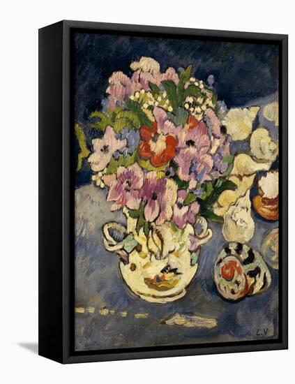 Vase De Fleurs, 1930 (Oil on Canvas)-Louis Valtat-Framed Premier Image Canvas