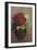 Vase de fleurs, pavot rouge-Odilon Redon-Framed Giclee Print