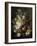 Vase de fleurs, raisins et pêches-Jan Frans van Dael-Framed Premium Giclee Print