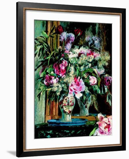 Vase de Fleurs-Pierre-Auguste Renoir-Framed Art Print