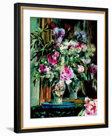 Vase de Fleurs-Pierre-Auguste Renoir-Framed Art Print