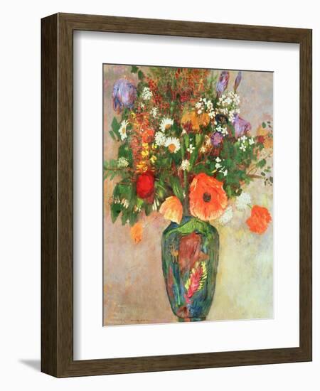 Vase De Fleurs-Odilon Redon-Framed Giclee Print