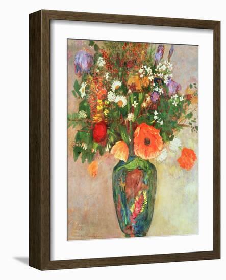 Vase De Fleurs-Odilon Redon-Framed Giclee Print