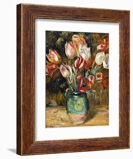 Vase de Fleurs-Pierre-Auguste Renoir-Framed Giclee Print