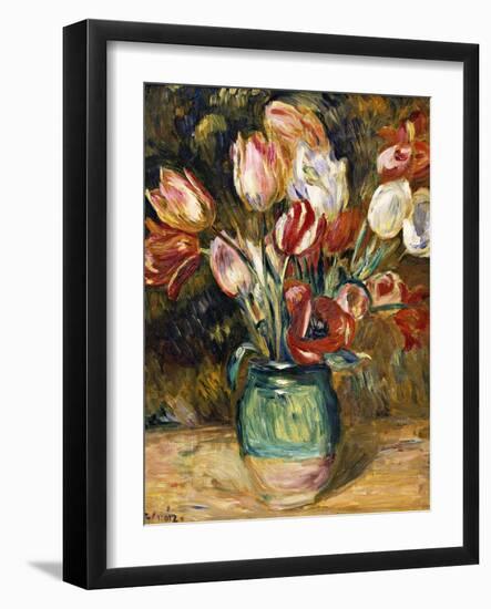 Vase de Fleurs-Pierre-Auguste Renoir-Framed Giclee Print