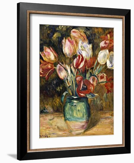 Vase de Fleurs-Pierre-Auguste Renoir-Framed Giclee Print